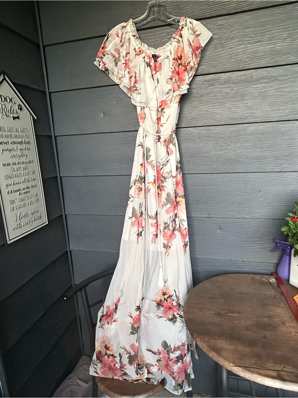 White House Black Market NWT 
Long floral dress